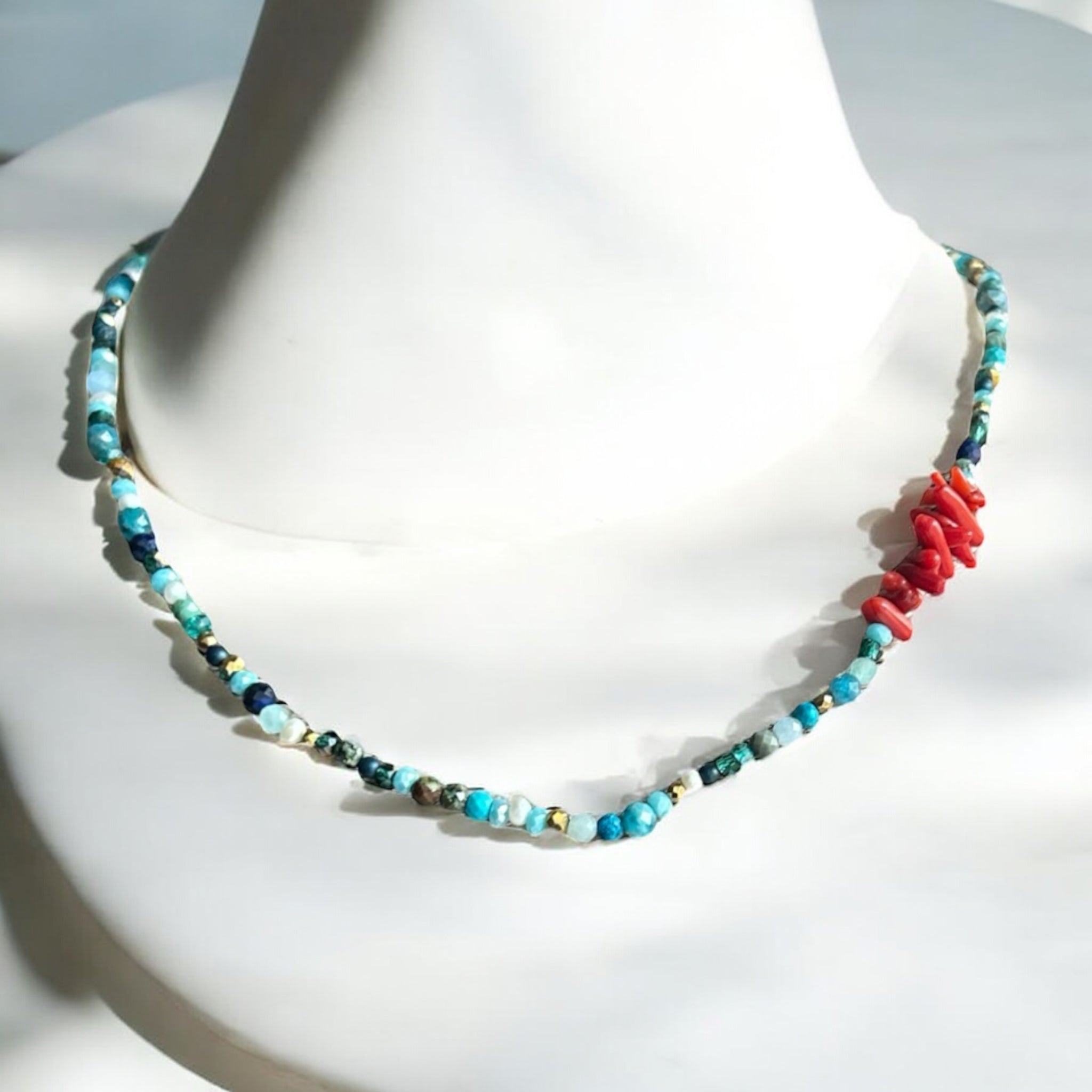 apatite turquoise coral hematite